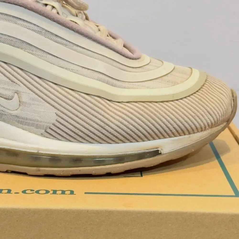 Nike Air Max 97 Ultra 17 Mens Size 8.5 Sepia Stone Gray Running Shoes Sneakers